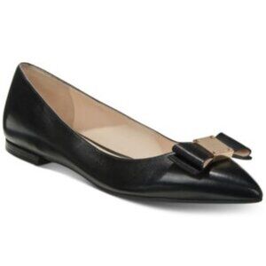 Cole Haan Tali Bow Skimmer Leather Ballet Flats